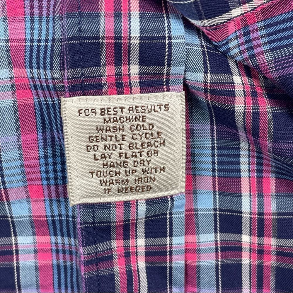 Men's Peter Millar Plaid Long Sleeve Button Down Dress‎ shirt Large - Picture 8 of 8